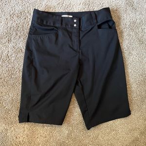 black adidas women’s essentials golf shorts size 2
